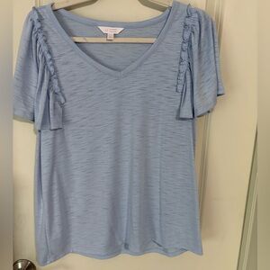Lauren Conrad Light Blue Top